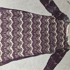 Purple Lace Dress by Jessica Howard